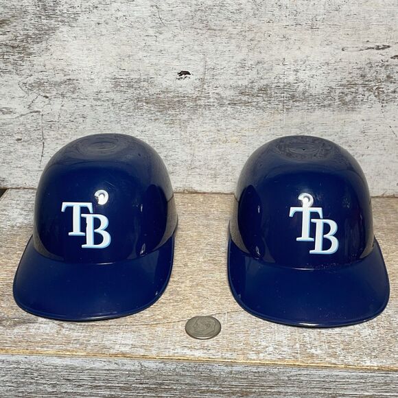 Lot of 4 MLB Tampa Bay Rays: 2 Mini Ice Cream Helmets, 2 Magnetic Picture Frame - Picture 7 of 16